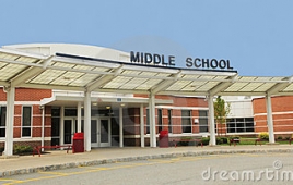 [Image: School A Building]